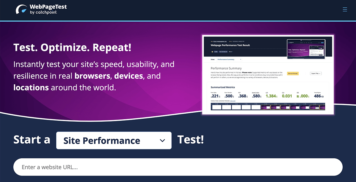 webpagetest-preview